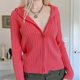thumbnail image 1 of Puntoco - Abrigo informal con cremallera para mujer, con capucha, cuello, delgado, para invierno Puntoco Puntoco-3431, 1 of 8