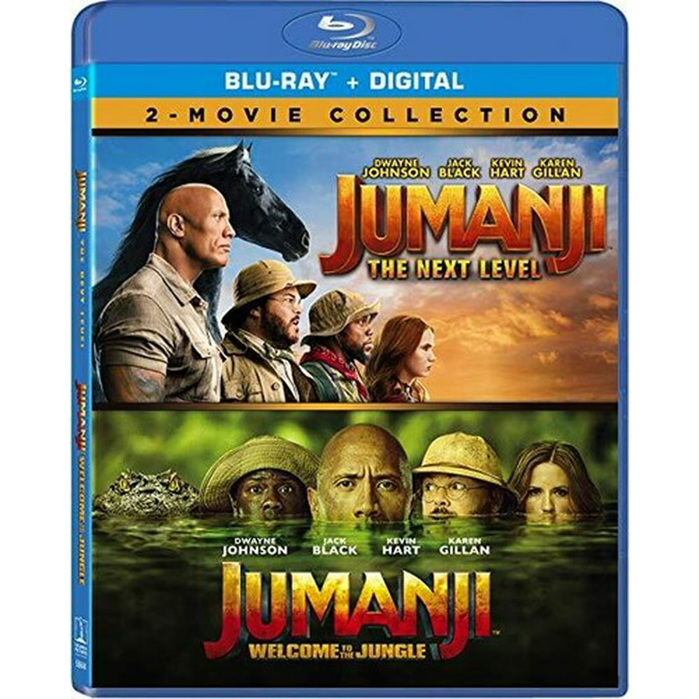 Jumanji: The Next Level / Jumanji: Welcome to the Jungle (Blu-ray ...