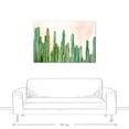thumbnail image 3 of Creative Products Field of Cactus on Pink Watercolor 32x48 Canvas Wall Art, 3 of 5