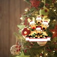 thumbnail image 5 of Christmas Thanksgiving Day DecorationPersonalized Reindeer Family of 2, 3, 4, 5, 6 & 7 Christmas Tree Ornament 2021 - Cute Deer Holiday Winter Gift Year Durable 2021 Family Ornament, 5 of 7