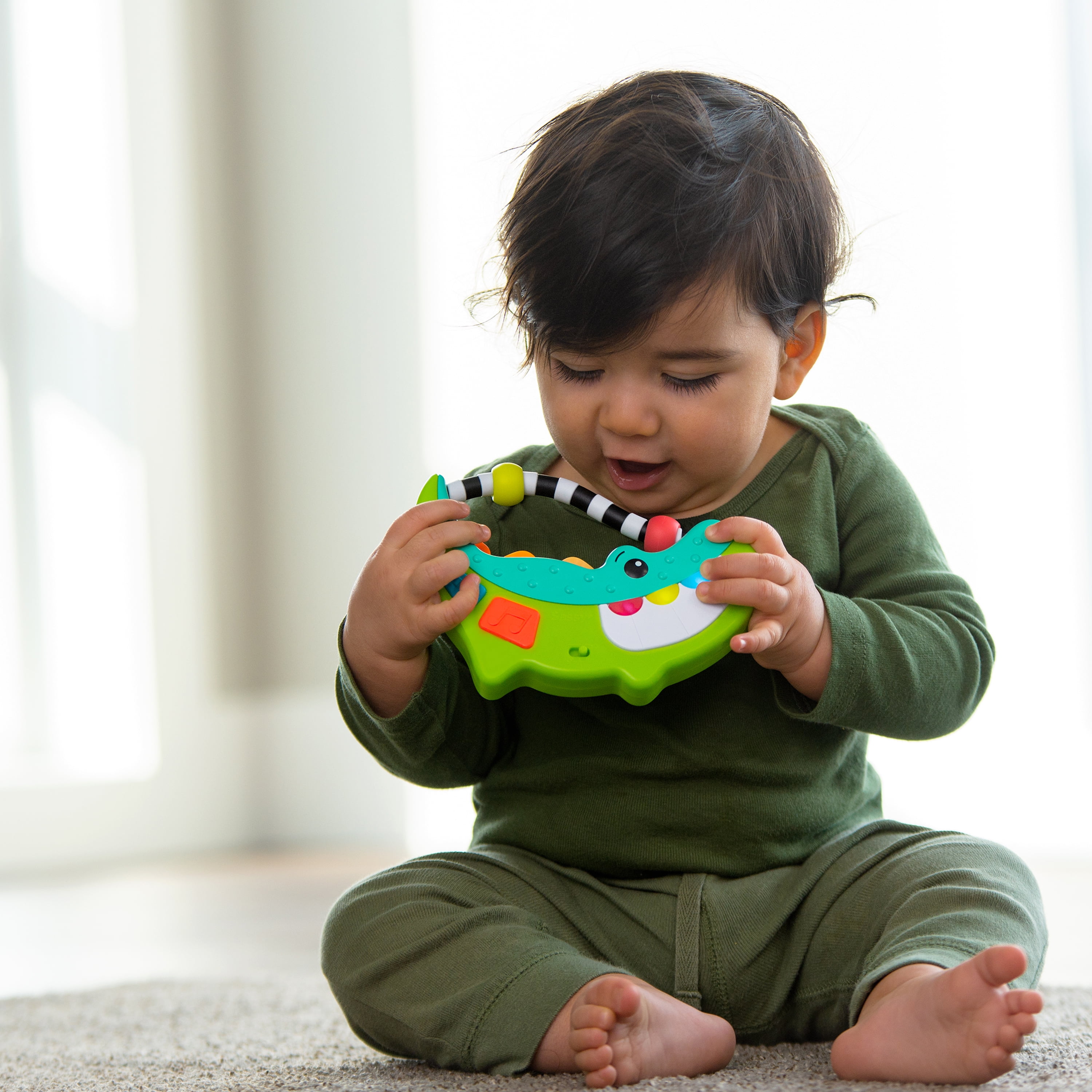Sassy Rock-a-Dile Musical & Developmental Electronic Baby Toy - 6 Months and Up