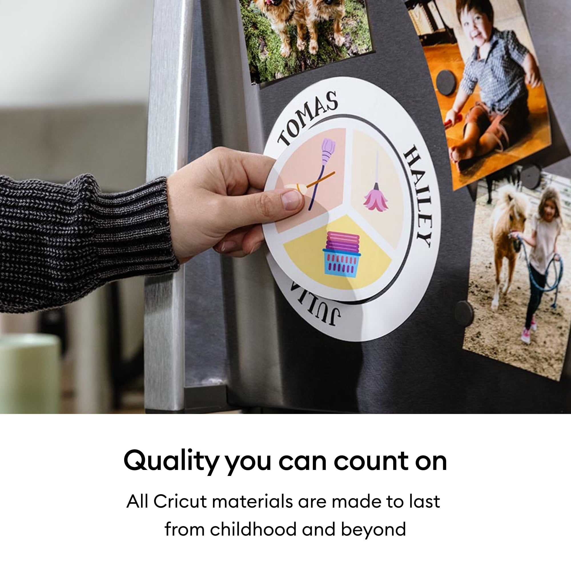 Cricut Printable Magnet Paper, (6), 8.5" x 11",White