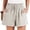 Apricot, variant on Linen Shorts for Women Summer Casual Wide Leg Loose High Waist Drawstring Dressy Shorts 2026 Beach Vacation Clothes Large