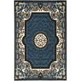 thumbnail image 2 of HR HANDCRAFT RUGS, Livingroom Rugs Bohemian Rugs, Shed Free Stain Resistant Easy Clean, Blue and Multi, 5' x 7', 2 of 7