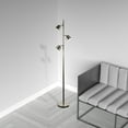 thumbnail image 3 of Dainolite 3 Light LED Floor Lamp - Satin Chrome, 3 of 4