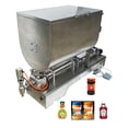 thumbnail image 1 of EQCOTWEA Paste Filling Machine Single Head Piston Filler 100-1000ml Mix Stir Hopper Piston, 1 of 11