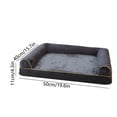 thumbnail image 3 of Summercome Cooling Dog Bed for Medium/Small Dogs, Dogs Pets Couch with Removable & Washable Cover, Plush & Suede Pet Sofa, Cats Bed with Non-Slip Bottom, Medium (Black), 3 of 8