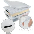 thumbnail image 3 of 3 Packs 40 Quart Large Under Bed Storage Box, Wheeled Under Bed Storage Containers, Clear, 3 of 14