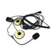 thumbnail image 3 of Auriculares PTT de 2 pines con micrófono para casco de motocicleta Walkie Talkie para Kenwood / Baofeng / Retevis / TYT Radio bidireccional C2160A Inevent TX0631-00, 3 of 7