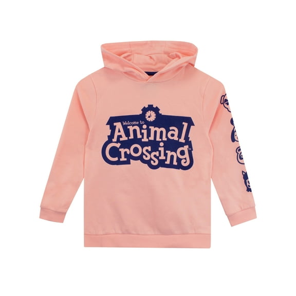 Animal Crossing Girls Hoodie Pink Sizes 4-12