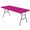 Dark Pink, variant on 1 Pc 4/6/8ft Spandex Tablecloth Elastic Fitted Stretch Rectangular Tablecloth Washable and Wrinkle Resistant Patio Table Cover