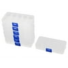 7pcs Plastic 10 Compartments Jewelry Pills Holder Storage Box