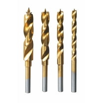 Dremel 631 High Speed Titanium Coated Brad Point Drill Bit Set, 4 pieces, Wood Drilling
