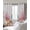 Pink, variant on Japanese Wedding Blackout Curtains for Bedroom/Living Room, Thermal Insulated Kitchen Curtains, Cute Owls Cherry Blossoms Beige Grommet Darkening Window Treatment Drapes 42"x63"x2