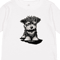 thumbnail image 4 of Inktastic Schnauzer Pup Boys or Girls Long Sleeve Toddler T-Shirt, 4 of 5