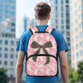 thumbnail image 3 of KUIFORTI Bow Camo Boys Backpack Large Capacity Durable Kids School Bag with Multiple Organizer Pockets Front Pockets Suitable for Elementary Primary Middle Daily Use, 3 of 7