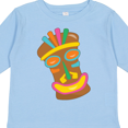 thumbnail image 4 of Inktastic Happy Tiki Face Boys or Girls Long Sleeve Toddler T-Shirt, 4 of 5