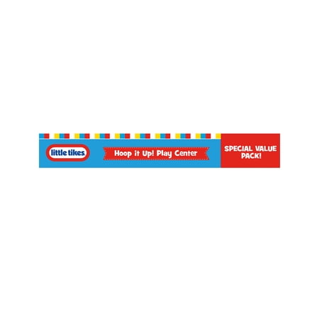 LITTLE TIKES HOOP IT UP! PLAY CENTER, 3 IN 1SPORTS 25 BALL VALUE PACK, INDOOR AND OUTDOOR PLAY FOR CHILDREN 3 TO 6 YEARS OLD