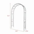 thumbnail image 5 of Kinbor 92" Black Steel Arbor, 5 of 5