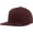 Maroon, variant on by Yupoong Mens/Womens Flat Visor Cap