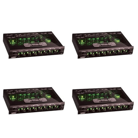 Soundstorm SSL 4 Band Pre Amp Graphic Car Audio Stereo Equalizer EQ (4