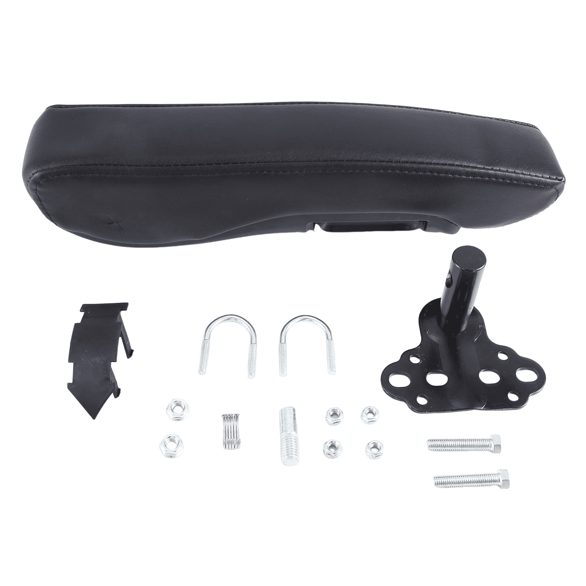 Truck Universal Armrest Seat Adjustable Car Center Console Arm Rest Box Interior Accessories Leather Left Side A