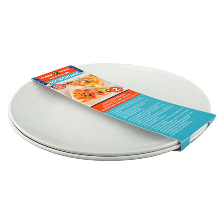 Nordicware Reusable Plastic Plates, 2 Count (Best Microwave Safe Plates)