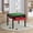 Brown and Red, variant on STAROUS 2 in 1 Kids Construction Play Table with Storage Drawers and Built-in Plate (White)