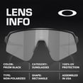 thumbnail image 4 of Oakley OO9465 Sutro Lite Sweep Rectangle Shaped Non-Polarized Sunglasses for Men - Includes Official Eyewear Kit - Matte Black Frame with Prizm Black Lens, 4 of 6