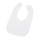 thumbnail image 3 of Babero para bebé Algodón Blanco puro Doble capa Regulable Suave Cómodo Lavable a máquina Babero con botones para niños pequeños, 3 of 9