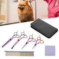 thumbnail image 4 of Kit de Ciseaux à Pointe Ronde, Ciseaux pour Poils d'Animaux, Kit de Toilettage pour Chien Chat, Ensemble d'Outils de Toilettage pour Animaux, 4 of 8