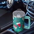 thumbnail image 4 of Holiday Christmas Reindeer 40oz Stainless Steel Tumbler with Handle and Straw, Insulated Coffee Cup, Leak Proof Travel Mug Gifts for Women, 4 of 4