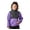 Purple/Black, variant on Alta Women's Two-Tone Full-Zip Fleece Jacket - Light Grey/Steel - Small