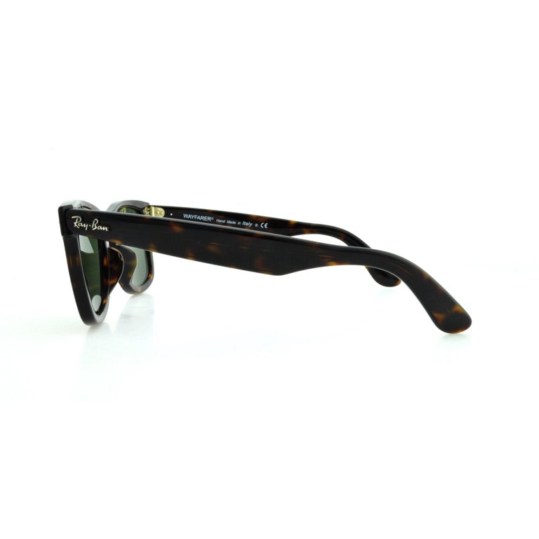 Ray Ban RB 2140-F 902 Wayfarer - Tortoise/Crystal Green by Ray Ban