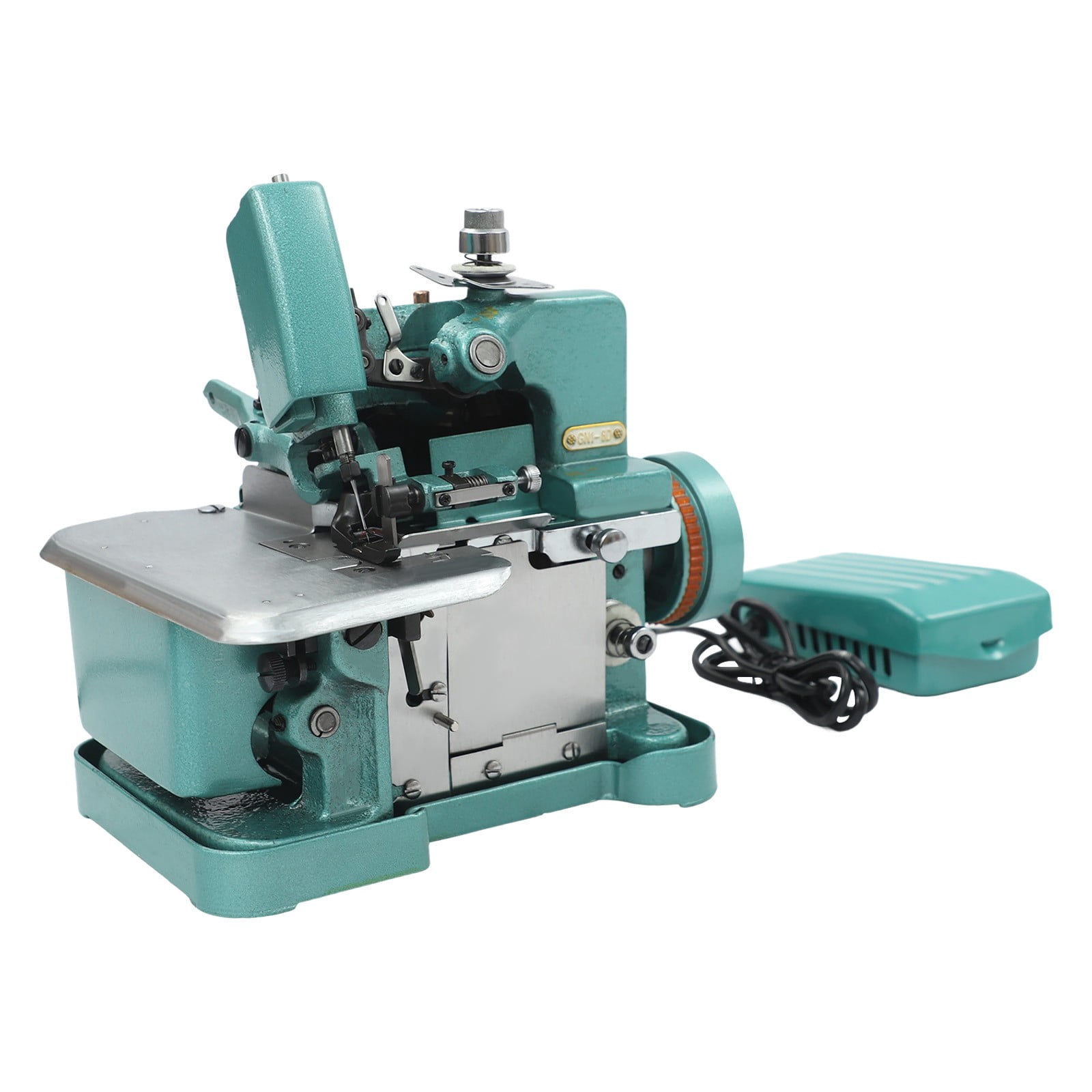Sewing Machine, Metal Frame Overlock Machine, 150W Heavy Duty Serger for Sewing & Fabric Edging, Prevent Fraying & Create Neat Finishes, Home Use