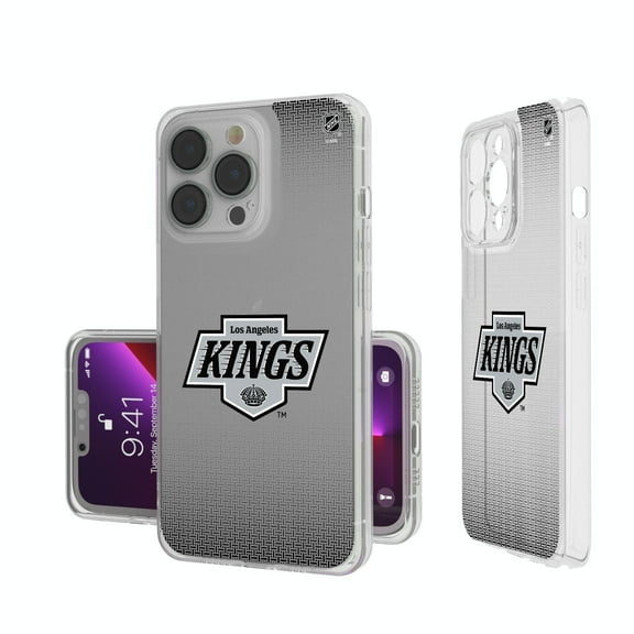 Los Angeles Kings Linen Logo iPhone Clear Case