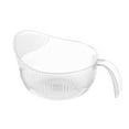 thumbnail image 1 of asddcavvf Kitchen Rack Fruit Cleaning Basin Rice Washing Basin Temperature Kitchen Saddle Protectors for Double Small Dish Rack Rolling Dish Rack, 1 of 5