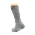 thumbnail image 4 of Mid Calf Crew Socks for Women 3 Pairs Gray Cotton Socks Size 9-11, 4 of 6