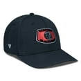 thumbnail image 3 of Men's Levelwear Black Chicago Blackhawks Retro Skylight Rise Flex Hat, 3 of 3