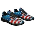 thumbnail image 6 of Bass Fishing American flag Shoes Sneakers Black Size 5, 6 of 7