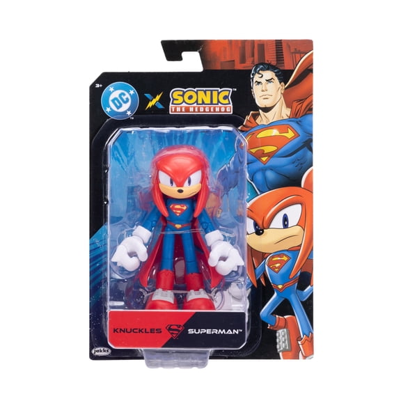 Sonic x DC Knuckles as Superman 5 inch Action Figure