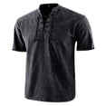 thumbnail image 2 of Bxsruta Men'S Short Sleeve Round Neck Casual T-Shirt with Pocket, Breathable and Comfortable Fabric for Daily Wear, Exercise and Outdoor Activities, 4XL, 2 of 5