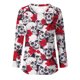 thumbnail image 4 of Camisas Para Mujer de Gran Tamaño Con Cuello en V, Camisetas Con Estampado de Festival, Camisetas de Manga Corta, Blusas Odeerbi ODB132505, 4 of 4