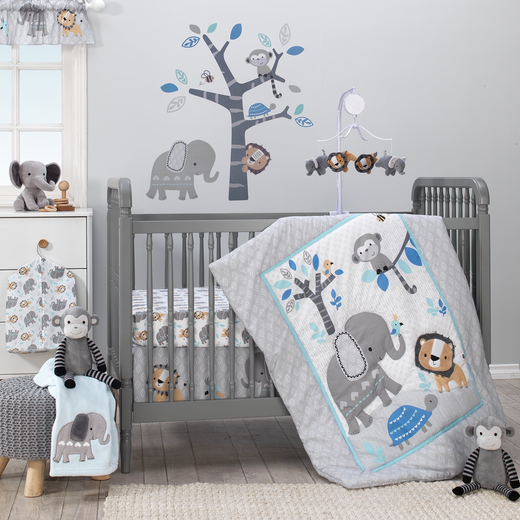 Disney Dumbo Crib 3 Piece Bedding Set Infant Boys and Girls Walmart
