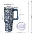 thumbnail image 5 of Camouflage 40oz Tumbler– Stainless Steel Insulated Tumbler with Handle and Straw, Large Capacity Travel Cup for Hot & Cold Drinks, 5 of 6