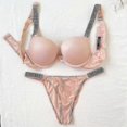 thumbnail image 1 of LingerieComfortWomenSetPushUpBraVictoriasLingerieSetFemale2PieceUnderwear, 1 of 5