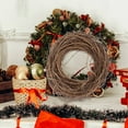 thumbnail image 2 of TOYMYTOY Gar Hangable Decor Wreath Rattan Diy Crafts Material Circular Coffee 1Pc, 2 of 5