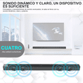 thumbnail image 2 of Barra De Sonido Bocina Bluetooth Recargable 40w Negro, 2 of 3