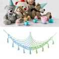 thumbnail image 4 of Plush Toy Net Pocket,  Decoration Space Saving Toy Hammock Denser Mesh Cotton Rope  For Children Room For Kindergarten, 4 of 8