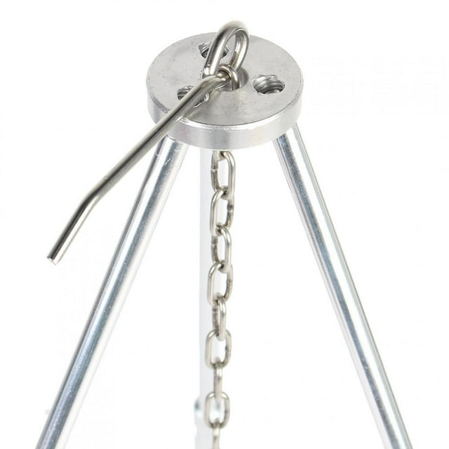 Trípode Para Acampar, Soporte Para Parrillas De Horno De Cocina De Metal Plegable Portátil, Juego De Trípode Colgante Flexible Para Acampar, Picnic, Barbacoa Y Cocinar